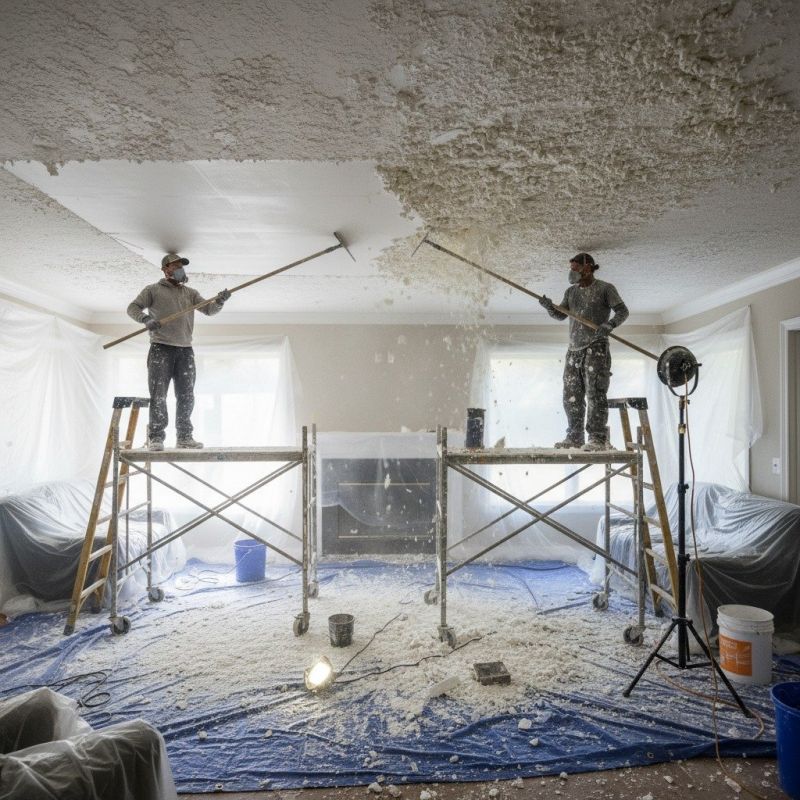 Ceiling Texture Removal Service